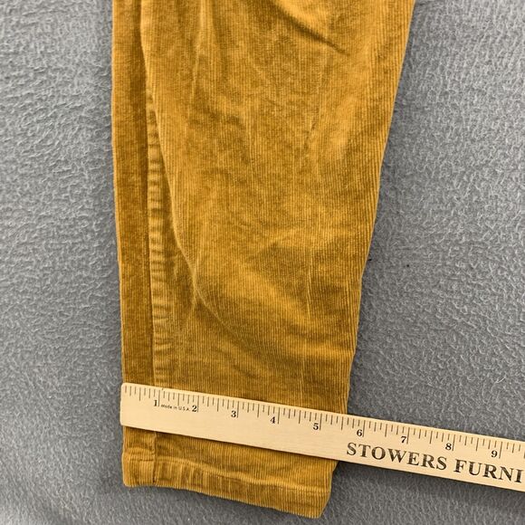 Lucy & Yak Corduroy Overalls Womens Small S32 Yellow Organic Cotton Relaxed Fit - Picture 4 of 13